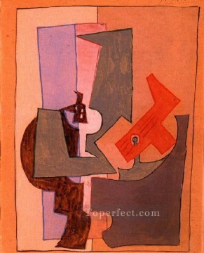  Picasso Obras - La mesa pedestal 1914 cubismo Pablo Picasso